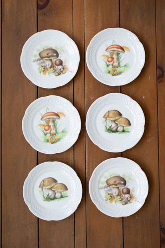 Vintage set piatti a - di, 6