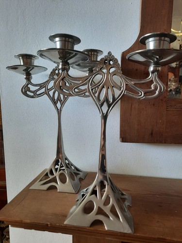 Candelabro vintage metallo - in,