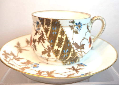 Antico set piattini tazza - , da