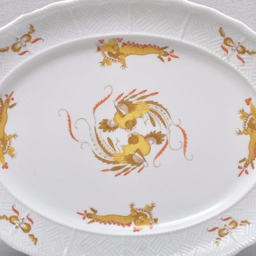 Meissen ricco drago giallo